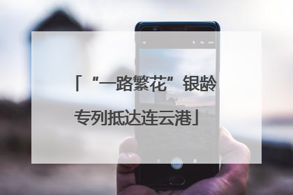 “一路繁花”银龄专列抵达连云港