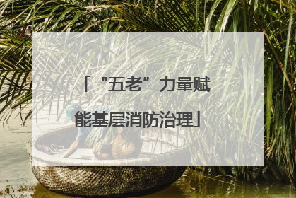 “五老”力量赋能基层消防治理