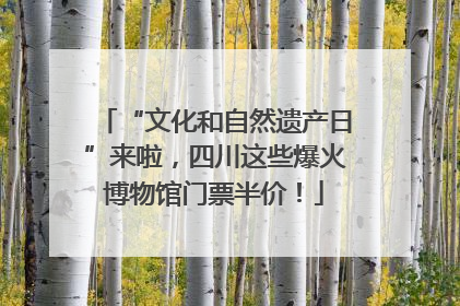“文化和自然遗产日”来啦，四川这些爆火博物馆门票半价！