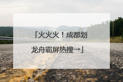 火火火！成都划龙舟霸屏热搜→