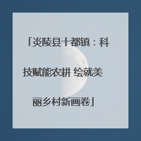 炎陵县十都镇：科技赋能农耕 绘就美丽乡村新画卷