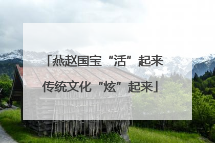 燕赵国宝“活”起来 传统文化“炫”起来