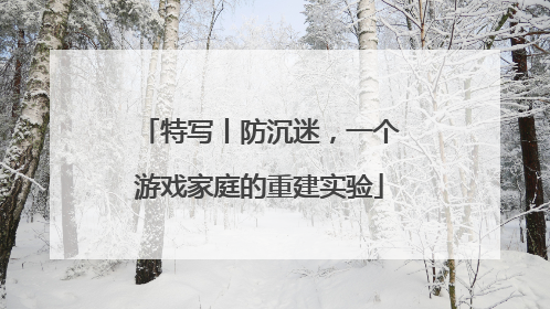 特写丨防沉迷，一个游戏家庭的重建实验
