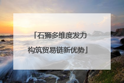 石狮多维度发力 构筑贸易链新优势