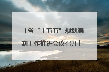 省“十五五”规划编制工作推进会议召开