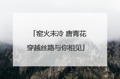 窑火未冷 唐青花穿越丝路与你相见