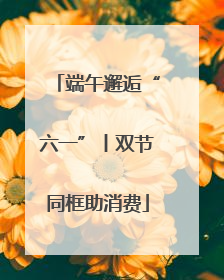 端午邂逅“六一”丨双节同框助消费