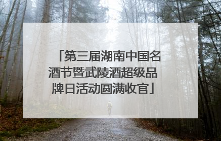 第三届湖南中国名酒节暨武陵酒超级品牌日活动圆满收官
