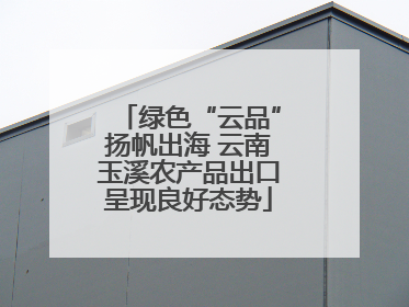 绿色“云品”扬帆出海 云南玉溪农产品出口呈现良好态势
