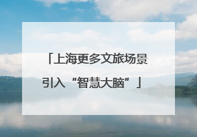 上海更多文旅场景引入“智慧大脑”