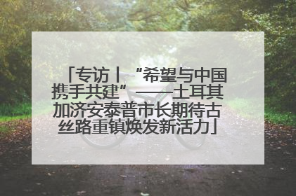 专访丨“希望与中国携手共建”——土耳其加济安泰普市长期待古丝路重镇焕发新活力