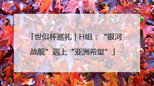 世俱杯巡礼｜H组：“银河战舰”遇上“亚洲希望”