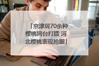 京津冀70余种樱桃同台打擂 河北樱桃表现抢眼