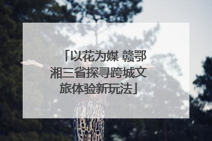 以花为媒 赣鄂湘三省探寻跨城文旅体验新玩法