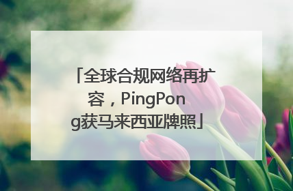 全球合规网络再扩容，PingPong获马来西亚牌照