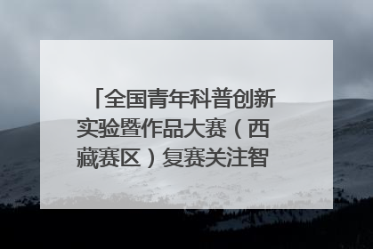 全国青年科普创新实验暨作品大赛(西藏赛区)复赛关注智慧环保等主题