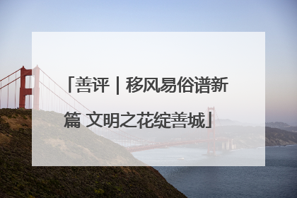 善评｜移风易俗谱新篇 文明之花绽善城