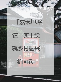 嘉禾坦坪镇：实干绘就乡村振兴新画卷