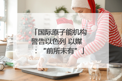 国际原子能机构警告以色列 以媒：“前所未有”
