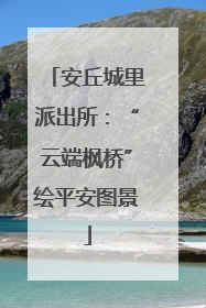 安丘城里派出所：“云端枫桥”绘平安图景
