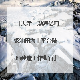 天津：渤海亿吨级油田海上平台陆地建造工作收官