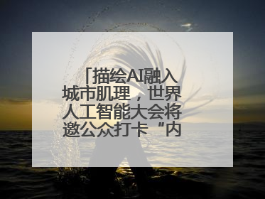描绘AI融入城市肌理，世界人工智能大会将邀公众打卡“内环中环外环”