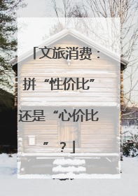 文旅消费：拼“性价比”还是“心价比”？