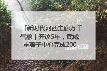 新时代河西走廊万千气象｜开诊5年，武威重离子中心完成2000余例患者治疗