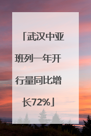 武汉中亚班列一年开行量同比增长72%