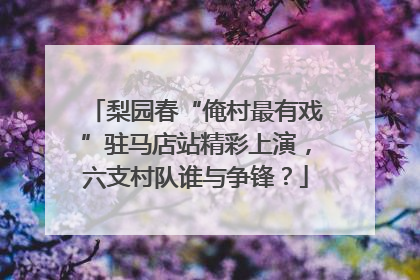 梨园春“俺村最有戏”驻马店站精彩上演，六支村队谁与争锋？
