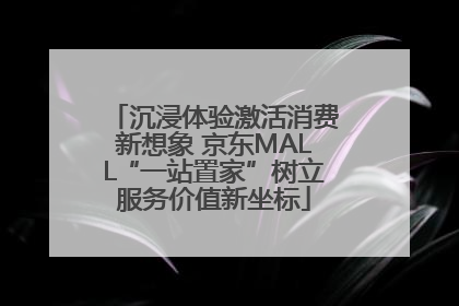 沉浸体验激活消费新想象 京东MALL“一站置家”树立服务价值新坐标