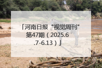 河南日报“视觉周刊”第47期（2025.6.7-6.13）