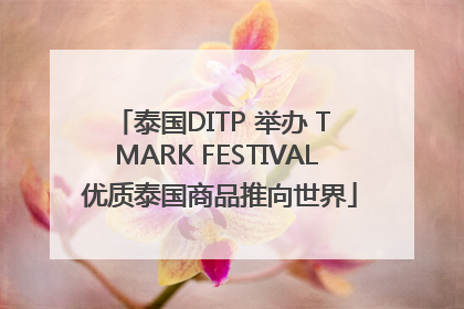 泰国DITP 举办 T MARK FESTIVAL 优质泰国商品推向世界