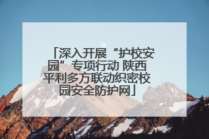深入开展“护校安园”专项行动 陕西平利多方联动织密校园安全防护网