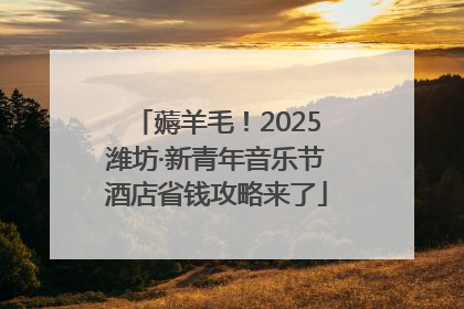 薅羊毛！2025潍坊·新青年音乐节酒店省钱攻略来了