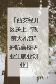 西安经开区送上“政策大礼包”护航高校毕业生就业创业