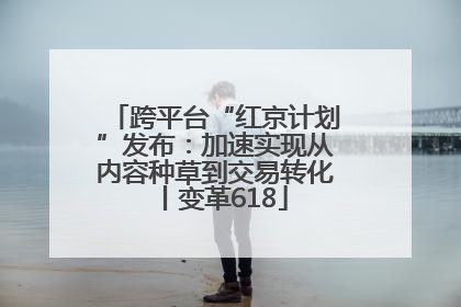 跨平台“红京计划”发布：加速实现从内容种草到交易转化丨变革618