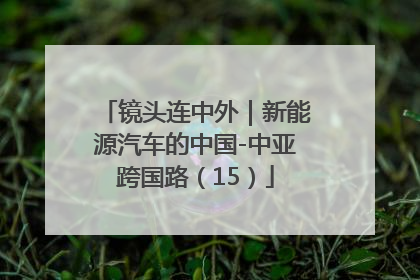镜头连中外｜新能源汽车的中国-中亚跨国路（15）