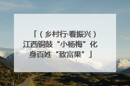 （乡村行·看振兴）江西铜鼓“小杨梅”化身百姓“致富果”