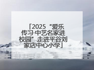2025“爱乐传习·中艺名家进校园”走进平谷刘家店中心小学