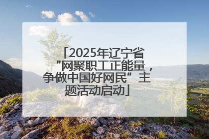 2025年辽宁省“网聚职工正能量，争做中国好网民”主题活动启动