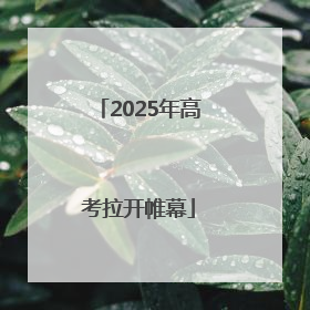 2025年高考拉开帷幕
