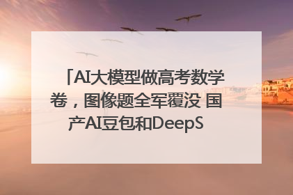 AI大模型做高考数学卷，图像题全军覆没 国产AI豆包和DeepSeek均得分144