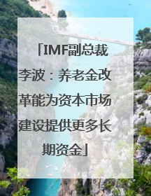 IMF副总裁李波：养老金改革能为资本市场建设提供更多长期资金